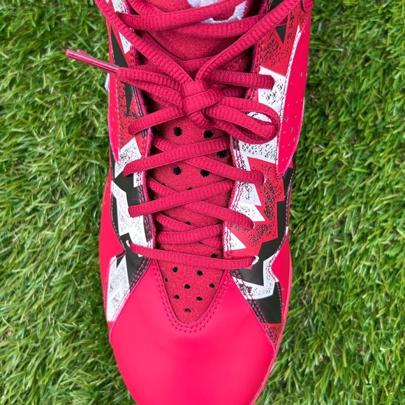DV7324-661 13 Jordan 7 Force Savage Oklahoma Sooners PE Football Cleats
NO BOX - Picture 10 of 11